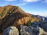 Scalando la Granlà, durante la discesa dall'Aquila. 1907 m carta IGC.