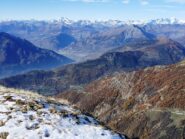 Dalla cima, verso Nord.