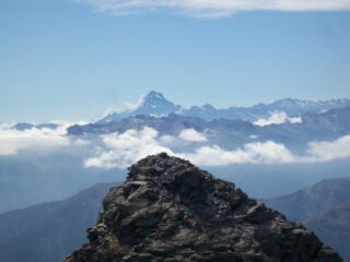 Dalla Cima Nord vista sulla Sud e il Monviso
