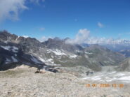 Vallone in territorio francese che scende dal Col d'Etiache