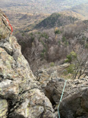 Ultima parte prima del traverso in cresta