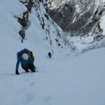 Il canalone dall'alto