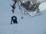 Il canalone dall'alto