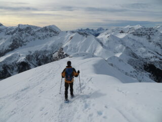 La cresta di discesa