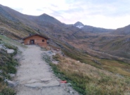 Lasciato il Rifugio Grauson