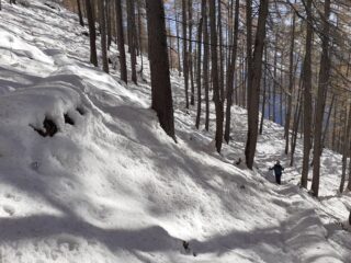 La neve scioglie e ci si bagna come se piovesse....
