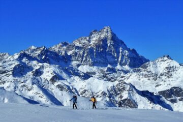 Arrivo sulla piatta cima