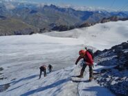 Ultimo tratto su neve ben ghiacciata.