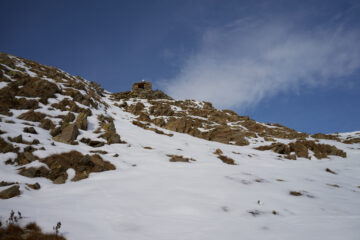 In vista della vetta di Punta Imperatoria