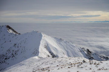 Verso Colletto del Civrari e cresta per Punta della Croce