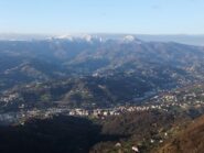 Val Polcevera e Monte delle Figne innevato