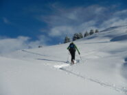 poco sotto la cima Fournier