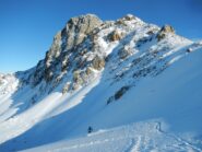 discesa ai piedi della Rocca Verde