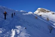 La cresta verso la Cima del Redentore - A des. la Punta S.Maria
