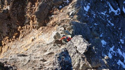 Primi passi di I° subito dopo il colle