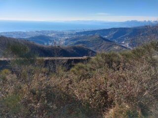 Veduta verso Genova da Forte Ratti