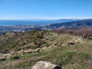 Veduta verso Genova dal Forte Richelieu (m 415)
