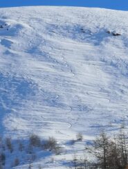 pendio ovest discesa