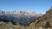 Marmolada parete sud e Cime d'Auta