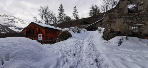 arrivando alle Grange Vernet