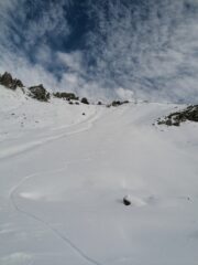 Fine del pendio, discesa fantastica