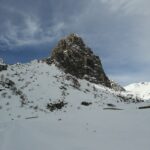 Rocca Parvo vista dall'avvicinamento