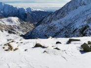 La valle si apre ai nostri piedi