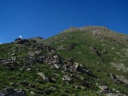 La cima dal sentiero di salita