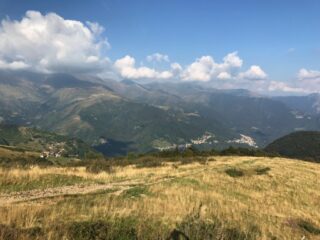Salendo al Passo San Lucio.