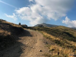 Arrivo al Passo San Lucio.