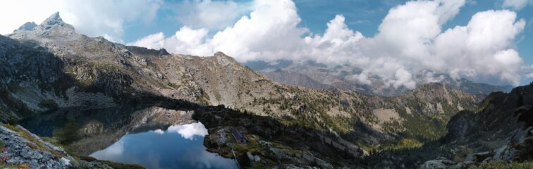 Il Lago Vercoche visto dal Lago Piana