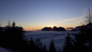 L'alba sulla valle