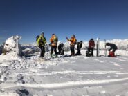 in cima verso il monte Rosa
