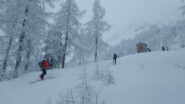 Arrivo al gabbiotto