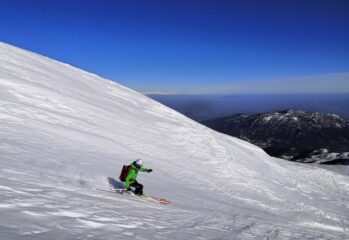 Discesa verso il colle di Gilba