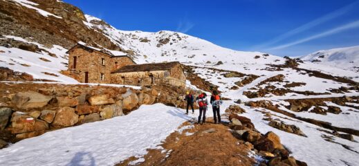 arrivando all'Alpe Pinalba