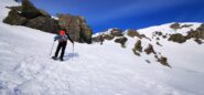 salendo verso la Bocchetta di Quarn