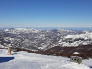 Panorama verso nord, con la Val Nure