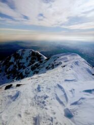Dal cucuzzolo poco oltre la cima Sud