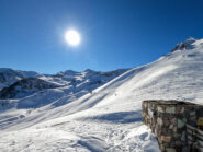 Vista sull’alta val Corsaglia dal colletto della Balma 