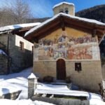 Foto d’obbligo, alla chiesetta di Charvaz