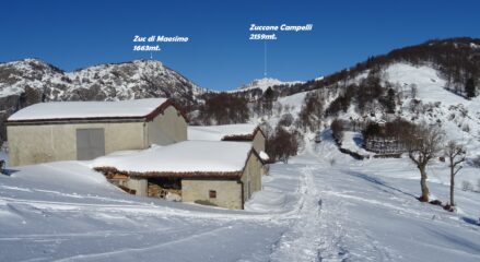 Passo al bel roccolo della Sella 1370mt.
