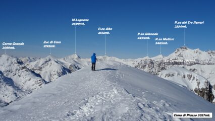 Arrivo sul cupolone di Cima di Piazzo.