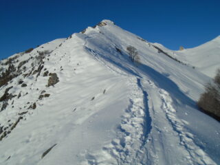 L'inizio della cresta