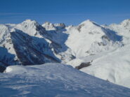 Dalla vetta panorama sull' alto Vallone dell'Arma