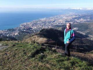 Dall vetta del Monte Fasce