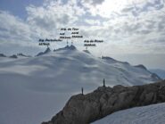 La meta di domani, vista dal rifugio.
