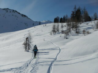 i pendii verso Colle Gimont