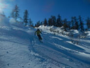discesa su neve divertente