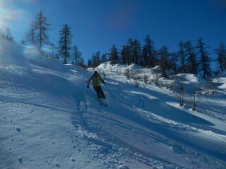 discesa su neve divertente